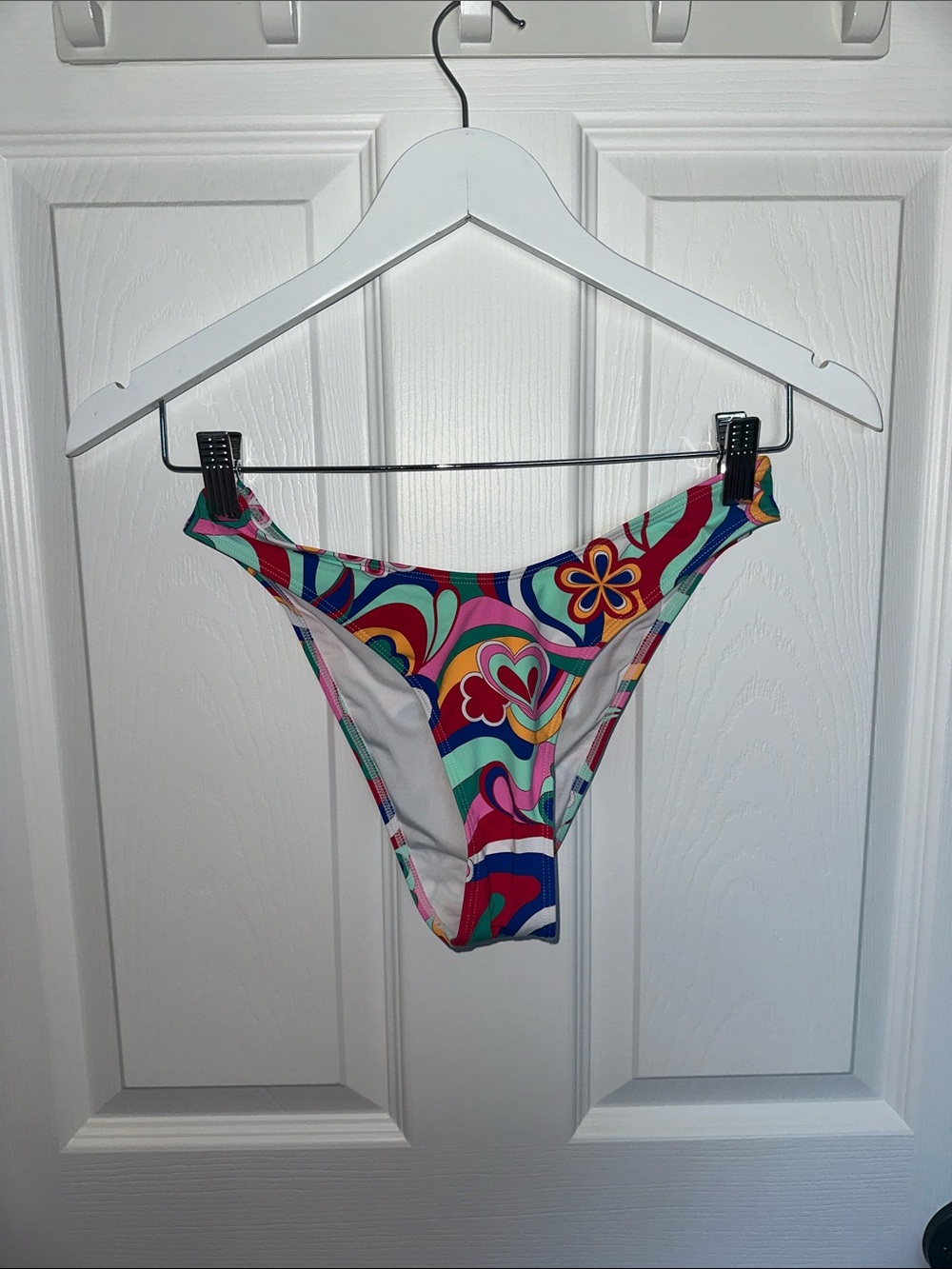 Garage Vibrant Retro Floral Bikini Bottoms